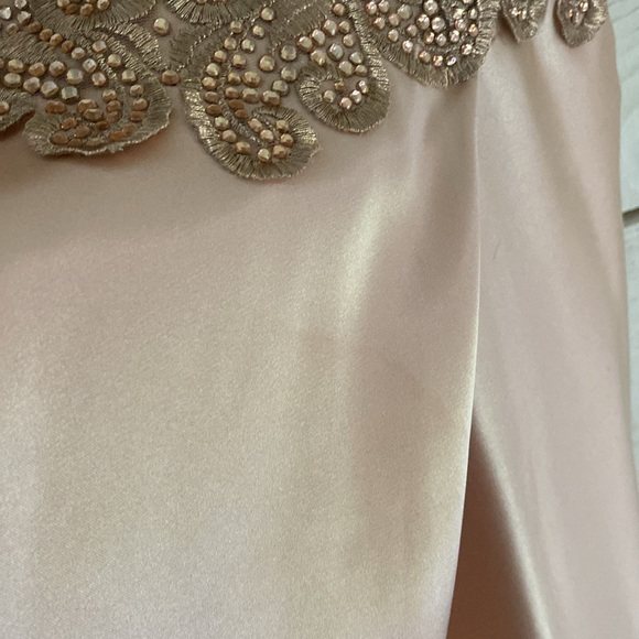 Prom gown. Size 6 very long. Minor water spot that could be spot cleaned. - Picture 5 of 6